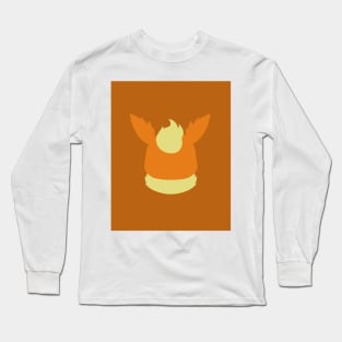 Minimalist Fire Type Long Sleeve T-Shirt